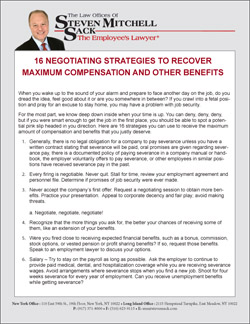 16 Negotiating Strategies to Recover Maximum Compensation