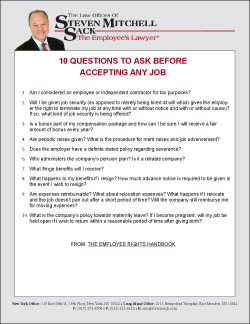 10 Questions to Ask Before Accepting Any Job